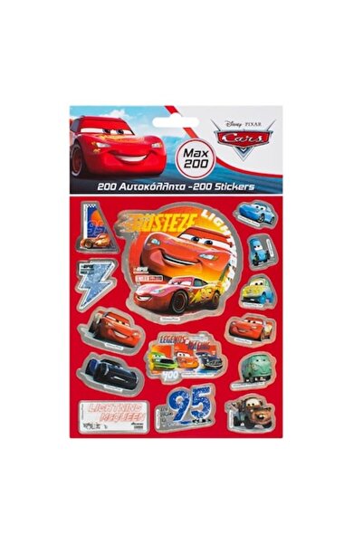 Dali Set 200 Stickers, Cars Model, Multicolor