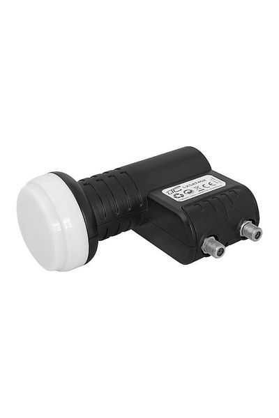Dali Universal antenna signal converter/receiver LNB for HD programs quality, 2x outputs, Black