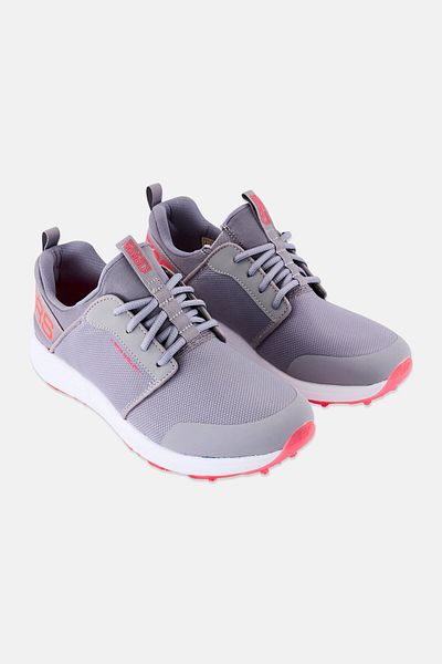 SKECHERS Women Textile Lace Up Golf Shoes, Grey