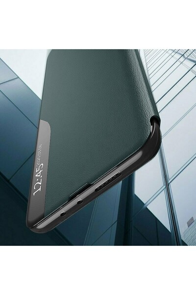 SOL Husa pentru Xiaomi Redmi Note 13 Pro 4G/Poco M6 Pro 4G, Flip Protect, Piele ecologica, Verde