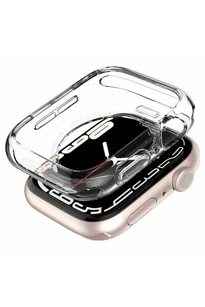 Dali Watch Case Compatible with Apple Watch 4/5/6/SE/SE 2/7/8/9, 40-41mm, Liquid Crystal, TPU, Transparen