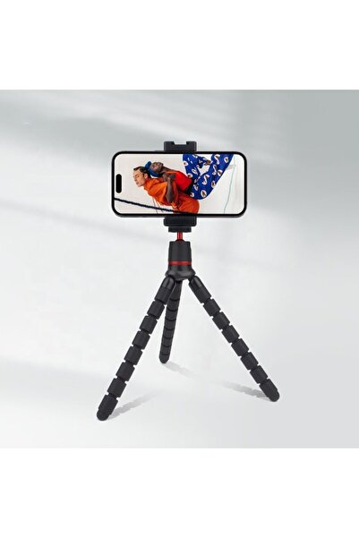 Dali Tripod for sports camera, 1/4 screw mount, Black-Red