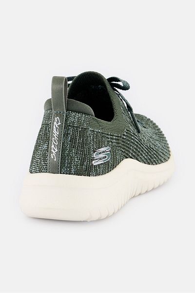 SKECHERS Women Ultra Flex 2,0 Lace Up Outdoor Shoes, Olive