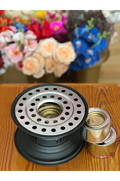 PEARSTORE Siyah Reşo Yakıtlı Osmanlı Kamp Ocağı Kutu Jel Hediyeli!