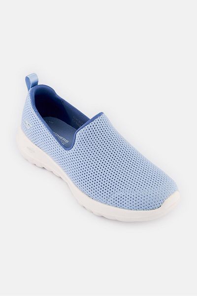 SKECHERS Women Go Walk Joy Slip On Walking Shoes, Light Blue