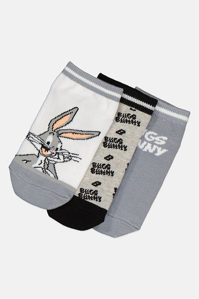 Looney Tunes Kids Boy 3 Pairs Graphic Socks, Multicolor