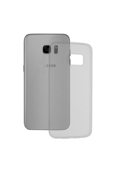 Dali Protective Case Compatible with Samsung Galaxy S7 Edge, Clear Silicone, Transparent