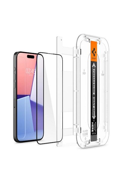 Dali Screen Protector Compatible with Apple iPhone 15 Pro, Glas.tR EZ-Fit, Set of 2, Tempered Glass, Inst