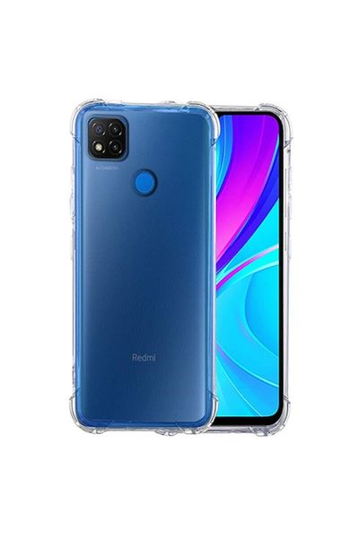 Dali Protective Case Compatible with Xiaomi Redmi 9C/Redmi 9C NFC, ShockProof, Clear Silicone, Transparen