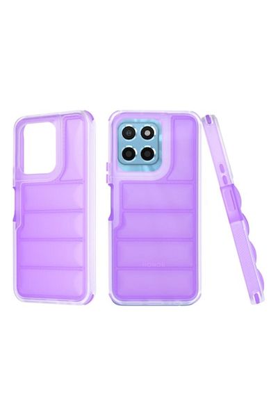 Dali Protective Case Compatible with Honor X6/X8 5G/70 Lite, Wave Shield, TPU, Purple