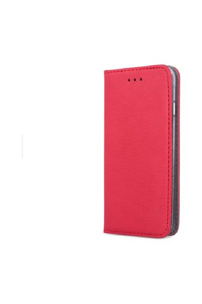 Dali Husă de protecție cu clapă compatibilă cu Huawei P30 Lite, magnet inteligent, texturată, fixare cu cleme, piele naturală