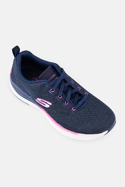 SKECHERS Women Ultra Groove Lace Up Outdoor Shoes, Navy
