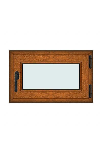 Klass 80x50cm 1 Right 7cm 6 2 Window Sash Brown Golden Oak And Tilt Chambers Seals