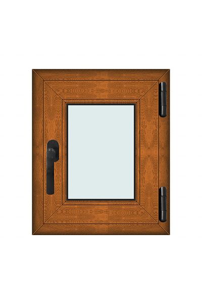 Klass 50x60cm 1 Right 7cm 6 2 Window Sash Brown Golden Oak And Tilt Chambers Seals