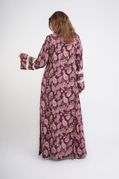 IKKXA Elegant Patterns Collared Jalabiya