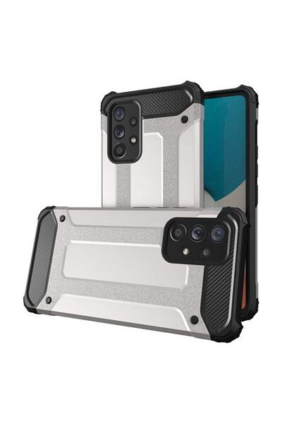 Paladyum Case Samsung Galaxy A33 5g Compatible Silver Tank Case