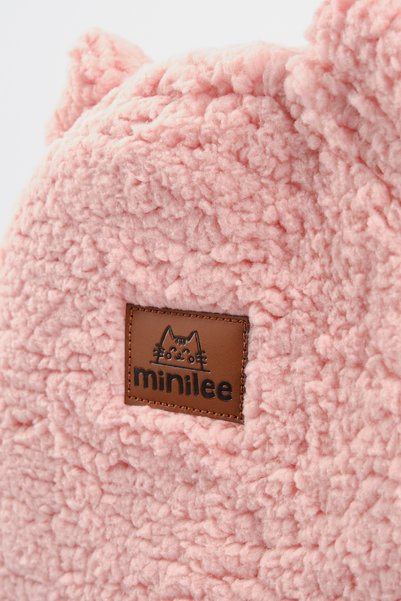 Minilee Teddy Plush Pink 0-8 Years - Nursery, Kindergarten Children's Backpack
