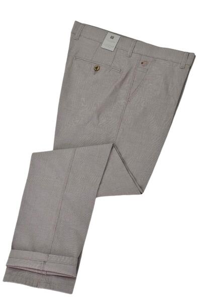 LAVETTO Men's Canvas Summer Trousers Classic 1338 Bgl-St04761