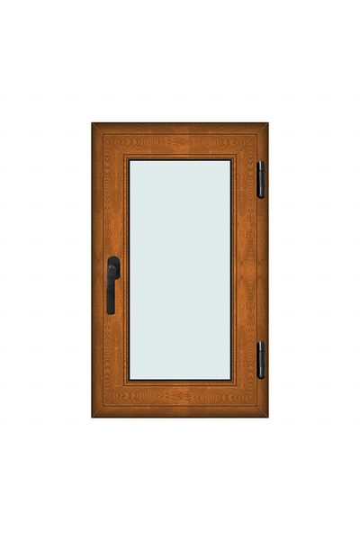 Klass 60x100cm 1 Right 7cm 6 2 Window Sash Brown Golden Oak And Tilt Chambers Seals