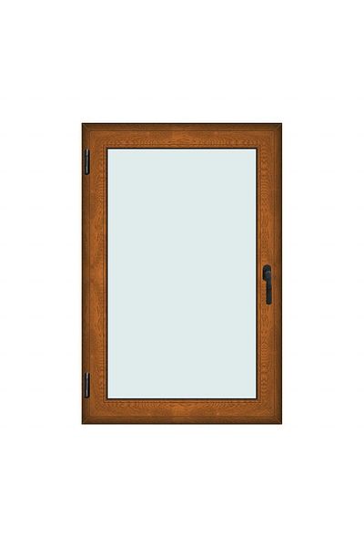 Klass 100x150cm 1 Left 7cm 6 2 Window Sash Brown Golden Oak And Tilt Chambers Gaskets