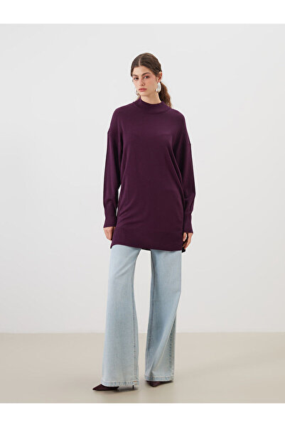 LC Waikiki Dik Yaka Kadın Triko Tunik