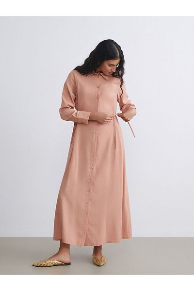 LC Waikiki Modal Blended Shirt Dress
