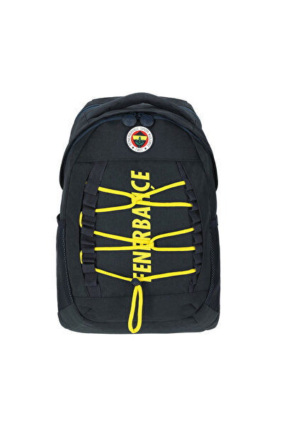 Fenerbahçe Navy Blue Backpack with Rope Detail 25719