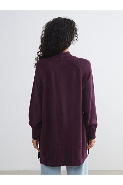 LC Waikiki Cey Yeni Sezon Dik Yaka Oversize Kadın Triko Tunik