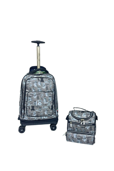 ZippyPack Kids Rolling School Backpack Set, 3-Piece with Lunch Bag and Pencil...