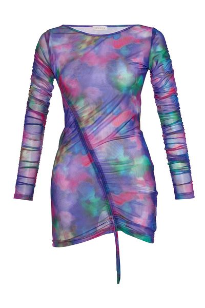 AQUELLA Rochie scurtă din tul cu model