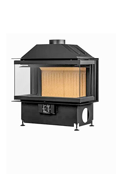 Sandıktan Al A.caminetti Crystal 80 Openside 3 Tarafı Açık Şömine Haznesi , 8...