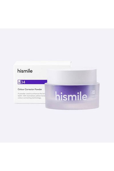 Hismile V34 Colour Corrector Powder, Purple Teeth Whitening