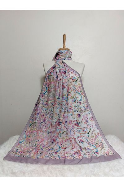 REMOMODA Italian Koton Flexible Soft Shawl Model Floral Înaltă Calitate Mocă-l moale