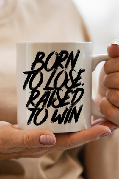 South Steel Born to Lose Printed Mug