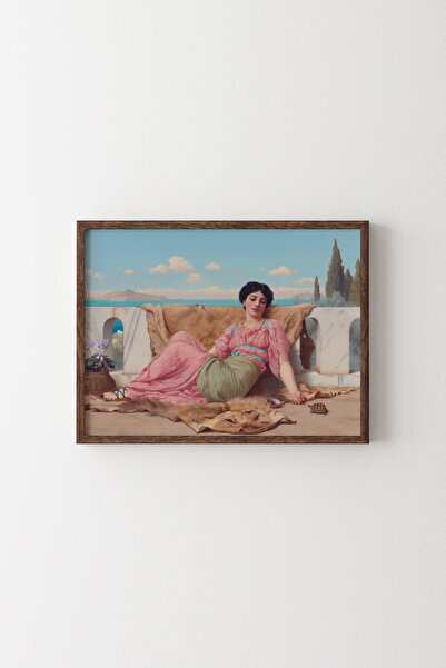 epiqart السلحفاة - إطار خشبي منقوش