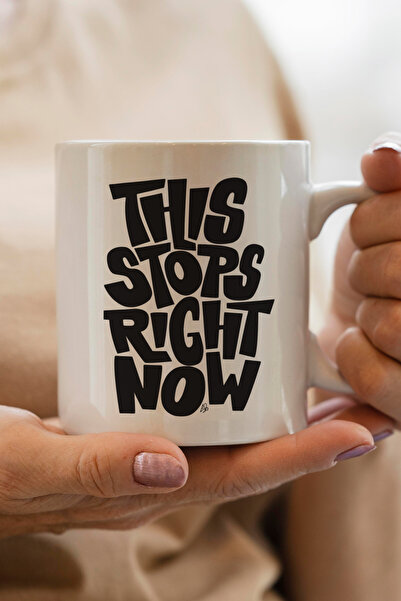 South Steel هذا يوقف فورًا هدية رأس السنة الجديدة مطبوع كوب