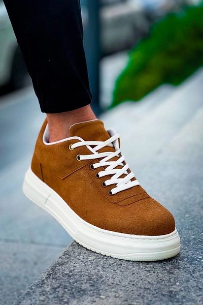 KAZAX Kb-X20 Kuback Tan Suede Casual Men's Shoes