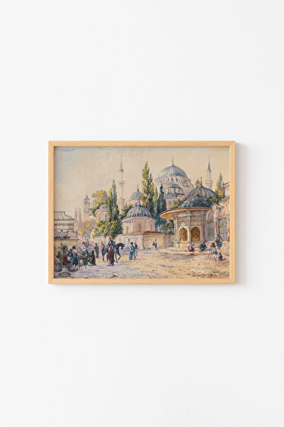 epiqart بيتاكت اسطنبول، مسجد شيخزاده - إطار خشبي منقوش