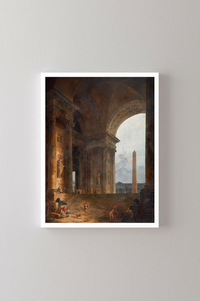 epiqart Obelisc - Cadru alb