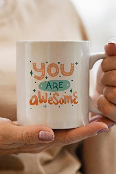 South Steel You Are Awesome New Year's Gift Printed Mug Cup