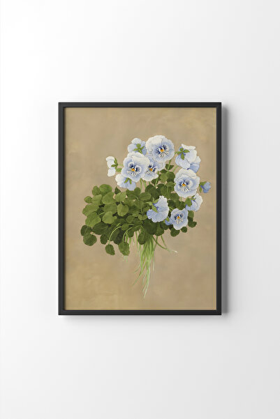 epiqart Violet Flower - Black Frame