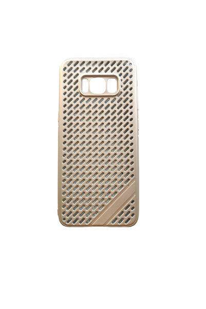 OEM Carcasă compatibilă cu Samsung Galaxy S8, silicon auriu-roz cu găuri, cu ...