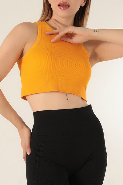 ZENCHES Seamless Ribbed Bustier