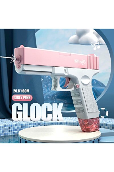 TRUST STORE Elektrikli Otomatik Atış Yapan Çift Şaarjörlü GLOCK Su Tabancası ...