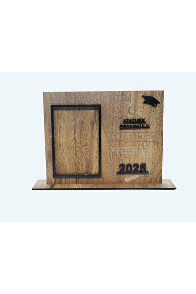 CSD TASARIM Mezuniyet Resim ve Fotoğraf Çerçevesi, Karne Hediyesi Öğrenci Ahş...