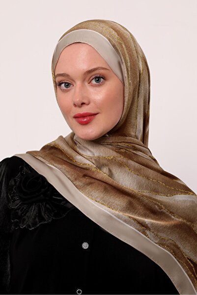 LuvenSara Hint İpeği Şal | Bej