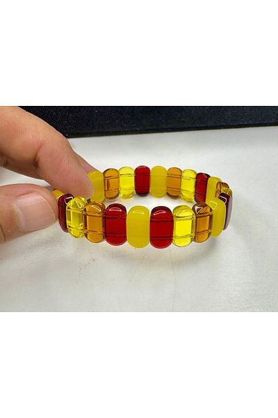 İskenderun Tesbihcilik Seamless Beirut Powder Amber Bracelet