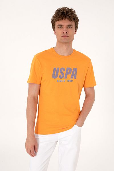 U.S. Polo Assn. Men's Orange T-Shirt 50306966-Vr051