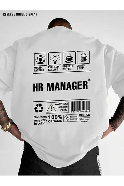 Bengi Clothing Premium Oversize Cut Short Sleeve Printed T-Shirt