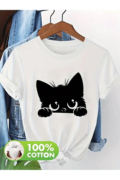 Jose Clothing تي شيرت مطبوع بأكمام قصيرة ومقاس كبير ممتاز